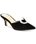 Callisto Grandy Pointed-toe Kitten-heel Mules, Created For Macy's Women's Shoes