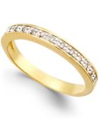 Diamond Band (1/10 Ct. T.w.) In 18k Gold Over Sterling Silver