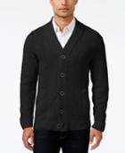 Alfani Men's Two-pocket Textured Cardigan, Only At Macy's