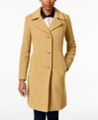 Anne Klein Petite Wool-cashmere-blend Walker Coat, Only At Macy's