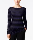 Eileen Fisher Wool Striped Sweater, A Macy's Exclusive