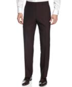 Calvin Klein X-fit Burgundy Solid Slim Fit Pants