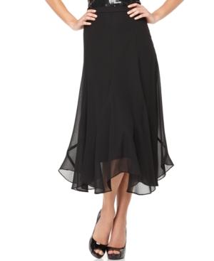 R & M Richards Ruffled Chiffon Skirt
