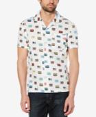 Original Penguin Men's Cassette-print Camp Slim-fit Shirt