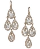 Carolee Earrings, Pave Chandelier Earrings