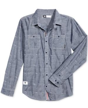 Lrg Men's Lifted Paisley Chambray Shirt