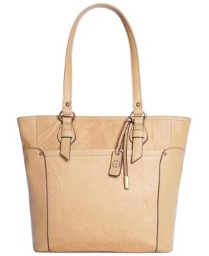 Giani Bernini Sandalwood Leather Tote, Created For Macy's