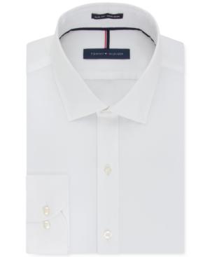 Tommy Hilfiger Slim-fit Non-iron Soft Wash Solid Dress Shirt