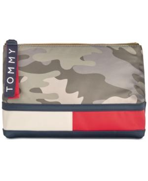 Tommy Hilfiger Camo Nylon T-bottom Pouch