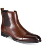 Alfani Men's Martin Cap-toe Chelsea Boots, Created For Macy's Men's Shoes
