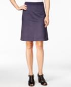 Tommy Hilfiger Faux-suede A-line Skirt, Only At Macy's