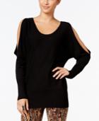 Thalia Sodi Chain-back Cold-shoulder Sweater, Only At Macy's
