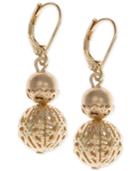 Lonna & Lilly Gold-tone Filigree Drop Earrings