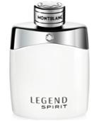 Montblanc Legend Spirit Eau De Toilette Spray, 3.3 Oz