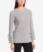 Calvin Klein Ruffle-sleeve Sweater