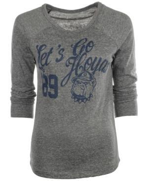 Royce Apparel Inc Women's Long-sleeve Georgetown Hoyas Graphic T-shirt