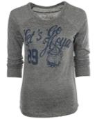 Royce Apparel Inc Women's Long-sleeve Georgetown Hoyas Graphic T-shirt