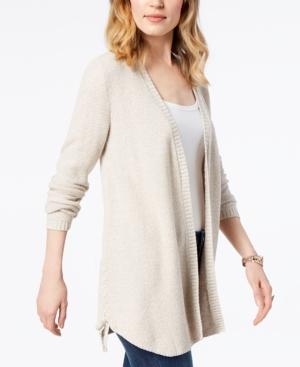 Style & Co Lace-up Cardigan, Created For Macy's