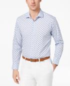 Tallia Men's Slim-fit Flamingo-print Dress Shirt