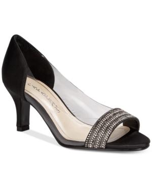 Caparros Fancy Peep-toe Embellished Evening Pumps Women's Shoes