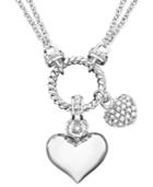 Victoria Townsend Diamond Necklace, Sterling Silver Diamond Heart Pendant (1/4 Ct. T.w.)
