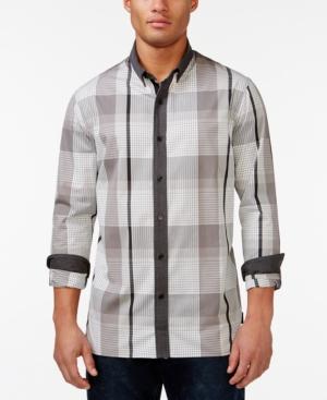 Sean John Plaid-print Shirt