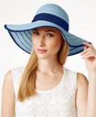 Collection Xiix Mixed Braid Straw Floppy Hat