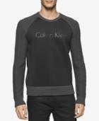 Calvin Klein Men's Logo-graphic Raglan Sweater