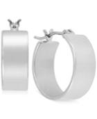 Kenneth Cole New York Silver-tone Small Hoop Earrings