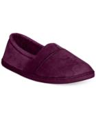 Charter Club Microvelour Closed Memory Foam Slipper, Only At Macy's