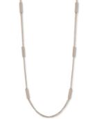 Dkny Gold-tone Bar Strand 42 Necklace, Created For Macy's