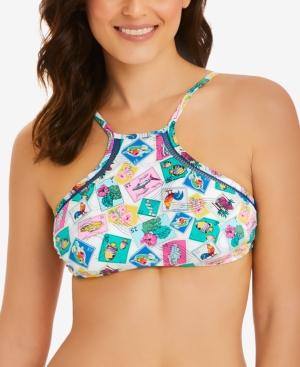 Vera Bradley See Ya Soon Harper High-neck Bikini Top Women's Swimsuit