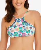 Vera Bradley See Ya Soon Harper High-neck Bikini Top Women's Swimsuit