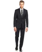 Calvin Klein Suit Navy Solid Slim X Fit