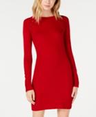 Bcx Juniors' Lace-up Sweater Dress