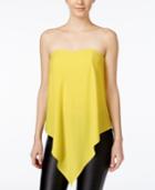 Xoxo Juniors' Strapless Handkerchief-hem Top