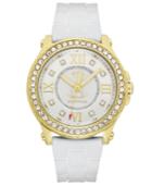 Juicy Couture Watch, Women's Pedigree White Silicone Strap 38mm 1901053