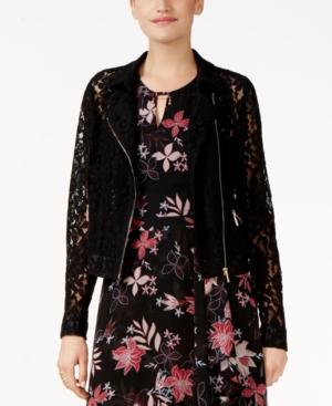 Thalia Sodi Lace Moto Jacket, Only At Macy's