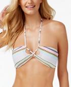 Bar Iii On The Horizon Strappy Bandeau Halter Top, Only At Macy's Women's Swimsuit