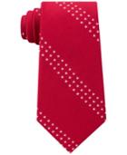 Tommy Hilfiger Men's Triple Star Stripe Silk Tie
