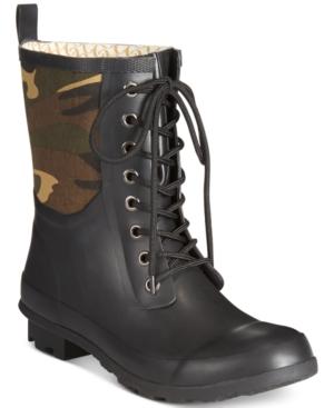 Chooka Cara Lace-up Rain Booties Women's Shoes