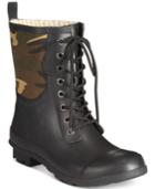 Chooka Cara Lace-up Rain Booties Women's Shoes