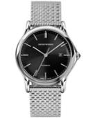 Emporio Armani Men's Swiss Automatic Stainless Steel Bracelet Watch 42mm Ars3005