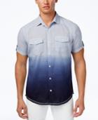 Inc International Concepts Ombre Short-sleeve Shirt, Only At Macy's