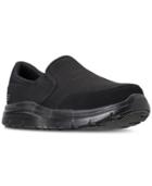 Skechers Men's Work Relaxed Fit: Flex Advantage - Mcallen Sr Slip Resistant Wide Width Casual Sneakers From Finish Line