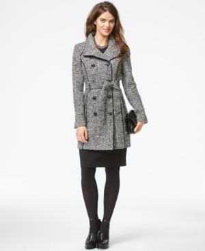 Guess Textured Belted Trench Coat