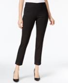Charter Club Cambridge Printed Tummy-control Ankle Pants, Created For Macy's