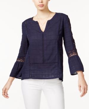 Sanctuary Elora Bell-sleeve Peasant Top