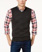 Tommy Hilfiger Men's Signature V-neck Sweater Vest