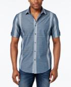 Alfani Men's Multi-stripe Short-sleeve Shirt, Only At Macy's